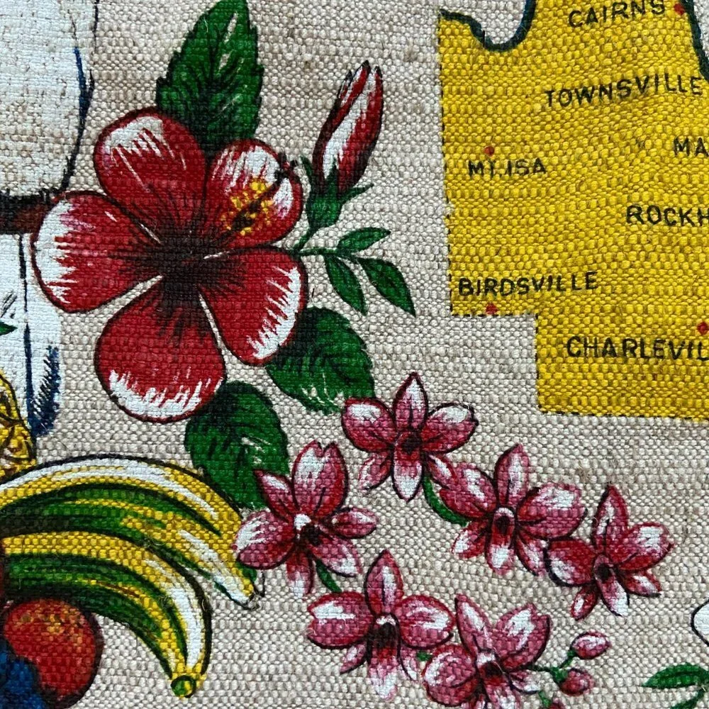 NWOT Map Australia Queensland 11 x 17.5